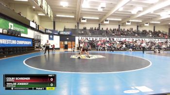 141 lbs Quarterfinal - Colby Schreiner, Newman vs Taylor Jokerst, Maryville