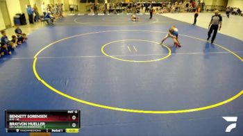 65 lbs Quarterfinals (8 Team) - Brayvon Mueller, LSH (LeSueur/Henderson) vs Bennett Sorensen, K-M