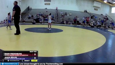 63 lbs Round 3 - Irwin Fredenburg, Central Indiana Academy Of Wrestling vs Jaxon Braun, Maurer Coughlin Wrestling Club