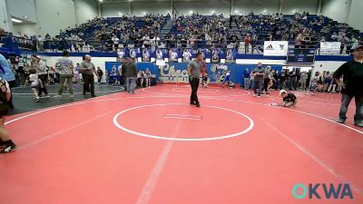 43 lbs Consi Of 16 #2 - Antonio Gonzales, Standfast vs Owen Trout, Tecumseh Youth Wrestling