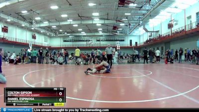 152 lbs Quarterfinal - Colton Gipson, Red Cobra Wrestling Academy vs Daniel Espinosa, Leo Wrestling Club