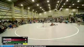 71 lbs Quarters & Wb (16 Team) - Cruz Evans, Warriors Of Christ vs Nixon Hunt, Idaho 1