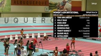 Women's 60m, Prelims 3