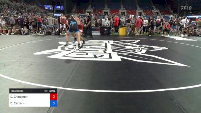 220 lbs Rnd Of 16 - Cole Chicoine, Indiana vs Cole Carter, Alabama