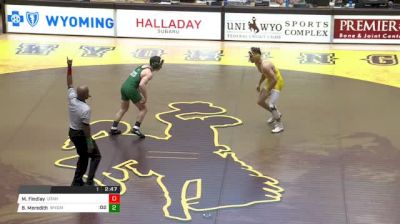 141 lbs Matt Findlay, Utah Valley vs Bryce Meredith, Wyoming