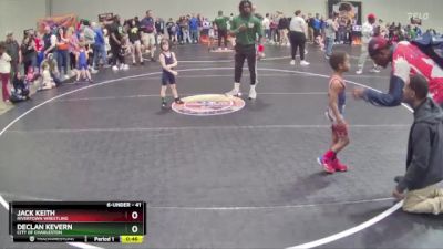 41 lbs Cons. Semi - Jack Keith, Rivertown Wrestling vs Declan Kevern, City Of Charleston