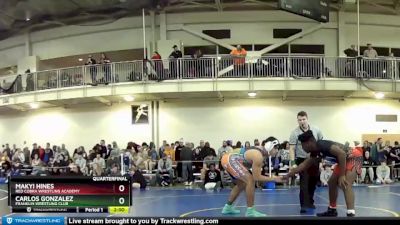 195 lbs Quarterfinal - Makyi Hines, Red Cobra Wrestling Academy vs Carlos Gonzalez, Franklin Wrestling Club