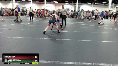 88 lbs Round 2 (8 Team) - Dan Silver, Warhawks vs Zahan Dotiwala, Kraken