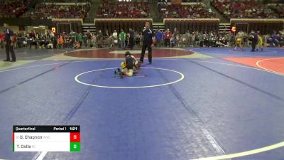 61 lbs Quarterfinal - Gannon Chagnon, Havre Wrestling Club vs Tj Ostle, Fight Club