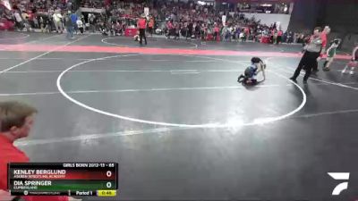 65 lbs Champ. Round 2 - Kenley Berglund, Askren Wrestling Academy vs Dia Springer, Cumberland