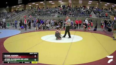 108 lbs Cons. Round 2 - Ryder Jokinen, Pendleton Wrestling Club vs Ayden Alvarado De Leon, Hillsboro Mat Club