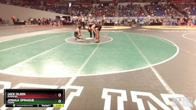 6A-120 lbs Champ. Round 2 - Jack Olsen, Roseburg vs Joshua Sprague, Tigard