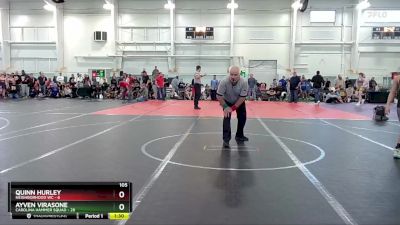 105 lbs Round 1 (10 Team) - Ayven Virasone, Carolina Hammer Squad vs Quinn Hurley, Neighborhood WC