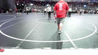 43 lbs Quarterfinal - Finnley Hammock, Alton Little Redbirds WC vs Miles Sanders, Sallisaw Takedown Club