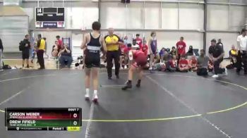 120 lbs Round 3 (6 Team) - Carson Weber, American Gladiators vs Drew Fifield, Team Gotcha Red