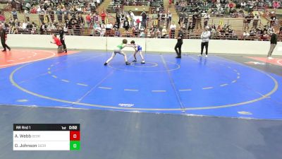 77 lbs Rr Rnd 1 - Aiden Webb, Georgia vs Drayzen Johnson, Georgia