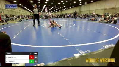 58 lbs Final - Jaysten Wolfe, LWA 9U vs Andres Tapia, Takedown Elite 9u