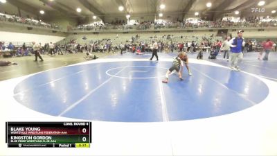 75 lbs Cons. Round 4 - Kingston Gordon, Blue Pride Wrestling Club-AAA vs Blake Young, Wentzville Wrestling Federation-AAA