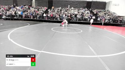 93-J lbs Round Of 32 - Hunter Gregg, Warhawks Wrestling Inc. vs Jameson Leon, F.L.O.W.