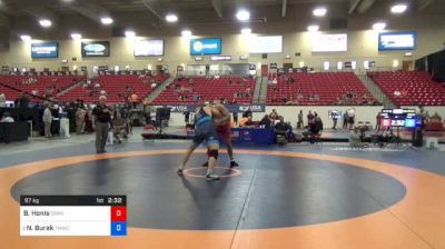 97 kg Con Semis - Ben Honis, Cornell University vs Nathan Burak, TMWC