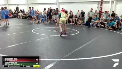 130 lbs Round 2 (8 Team) - Garrett Till, PA Alliance Red vs Colby Houle, New England All Stars