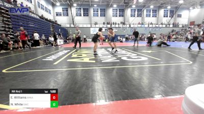 145 lbs Rr Rnd 1 - Eli Williams, Arkansas vs Noah White, Gravette Wrestling Club