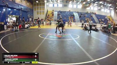 182 lbs Round 6 (8 Team) - Malik Wilson, Black Hive vs Jordan Hayes, Viera Hammers