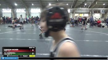 56 lbs Round 4 (6 Team) - Dawson Wicker, POWA vs MJ Marshall, Team Ohio