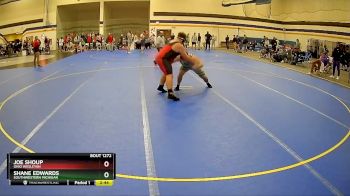 285 lbs Cons. Round 3 - Joe Shoup, Ohio Wesleyan vs Shane Edwards, Southwestern Michigan