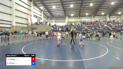 98 lbs Cons. Round 1 - Jesse Clegg, Wasatch Wrestling Club vs Cole Sharp, Uintah Wrestling