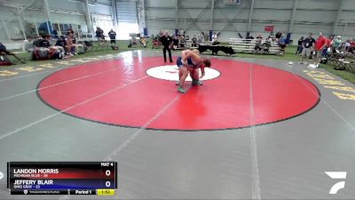 285 lbs Placement Matches (8 Team) - Landon Morris, Michigan Blue vs Jeffery Blair, Ohio Gray