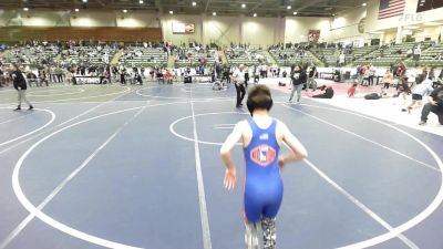 100 lbs Semifinal - Carson Bagley, Lassen Wr Assoc vs Solomon Childs, Small Town WC