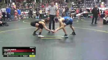 110 lbs Semis & 1st Wrestleback (8 Team) - JC Amrhein, Dundee Blue vs Calvin Martz, Davison