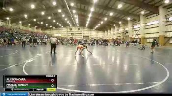 85 lbs Round 1 (6 Team) - Maylee Yancey, Oregon vs Ali Svancara, Idaho