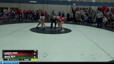 160 lbs Semis & Wb (16 Team) - Brant Beck, Rochester vs Landon Terry, Tell City