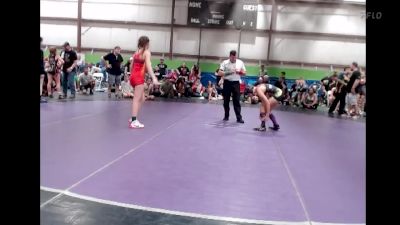 100 lbs Quarterfinals (8 Team) - Corabella Wesley, Beast Mode vs Ryleigh Sturgill, Mayhem WC Black