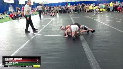 72 lbs Round 2 (8 Team) - Barrett Sterner, Ohio Gold 10k vs Holdyn Davis, Phoenix WC