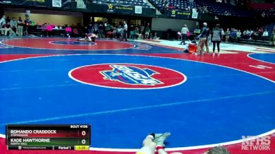 4A-215 lbs Quarterfinal - Romando Craddock, Stephenson vs Kade Hawthorne, North Hall