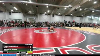 132 lbs Cons. Semi - Christian Corral, Valley vs Brennon Joiner, Legacy