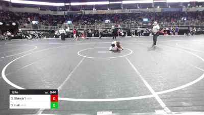 72 lbs Consolation - Daxton Stewart, Vian Wrestling Club vs O.J. Hall, Jflo Trained