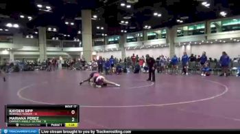 132 lbs Semis & Wb (16 Team) - Mariana Perez, Charlie`s Angels- GA Pink vs Kayden Sipp, Nebraska Tsunami