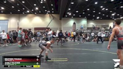 108 lbs Round 3 (6 Team) - Brayden Tougas, Ares Black vs Gable Majcher, Mi Mafia Black