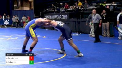 285 lbs Round Of 32 - Jarrod Snyder, CSU-Bakersfield vs Connor Tolley, Chattanooga