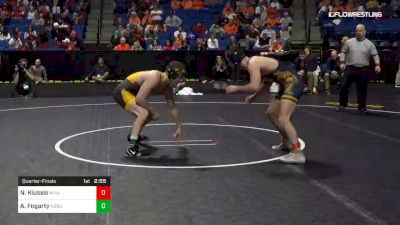 165 lbs Quarterfinal - Nick Kiussis, West Virginia vs Andrew Fogarty, North Dakota State