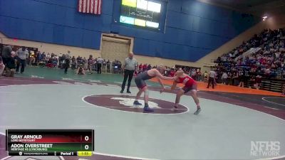 3 - 150 lbs Quarterfinal - Gray Arnold, Lord Botetourt vs Adon Overstreet, Heritage HS (Lynchburg)