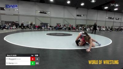 135 lbs Rr Rnd 2 - Payton Maggard, Mean Girls vs Shelby Kemp, OK Supergirls Black