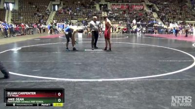 182 lbs Champ. Round 2 - Elijah Carpenter, T. R. Miller vs Jake Dean, Montgomery Catholic Prep School