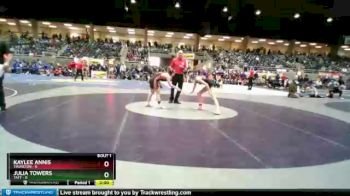 110 lbs Quarterfinals (8 Team) - Kaylee Annis, Thurston vs Julia Towers, Taft