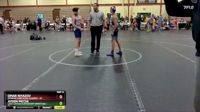 96 lbs Round 2 - Ayden Picchi, Lake-Lehman Elementary Wrestling vs Omar Niyazov, Scanlan Wrestling Academy