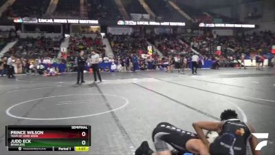 88 lbs Semifinal - Judd Eck, Brawlers vs Prince Wilson, Team Of Hard Knox